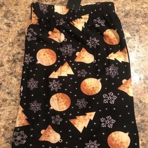 Christmas Leggings - Ornaments & Snowflakes